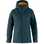 Bergtagen 130 Insulation Jkt W Mountain Blue-Mustard Yellow XXS