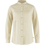 Övik Hemp Shirt LS W Chalk White XXS