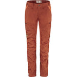 Abisko Lite Trekking Trousers W Short Cabin Red-Rowan Red 32