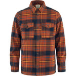 Övik Lite Padded Shirt M Autumn Leaf-Dark Navy XS