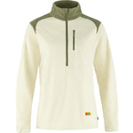 Vardag Lite Fleece W Chalk White-Light Olive XXS