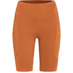 Abisko Short Tights W Terracotta Brown XXS