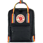 Kånken Rainbow Mini Black-Rainbow Pattern 7L