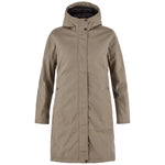 Kiruna Hydratic Padded Parka W Suede Brown XXS