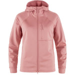 Abisko Grid Fleece Hoodie W Dusty Rose XXS