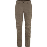 Abisko Hybrid Trail Trs Zip-off W Suede Brown 32/SHORT