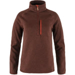 Övik Fleece Half Zip W Autumn Leaf XXS