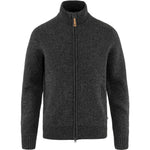 Övik Zip Cardigan Knit M Dark Grey XS
