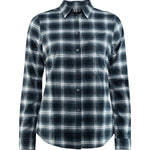 Övik Flannel Shirt W Dark Navy XXS