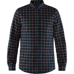 Övik Flannel Shirt M Dark Navy XS