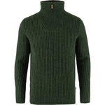Övik Half Zip Knit M Deep Forest XS