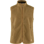 Vardag Pile Fleece Vest W Buckwheat Brown XXS