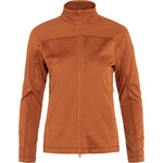 Abisko Lite Fleece Jacket W Terracotta Brown XXS