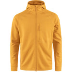 Abisko Grid Fleece Hoodie M Mustard Yellow XS