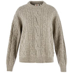 Övik Cable Knit W Fog XXS