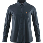 Övik Lite Shirt LS W Navy XXS
