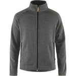 Övik Fleece Zip Sweater M Dark Grey XS