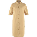 High Coast Shade Dress W Dune Beige XXS