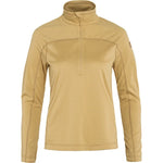 Abisko Lite Fleece Half Zip W Dune Beige XXS