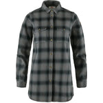 Övik Twill Shirt LS W Iron Grey-Grey XXS