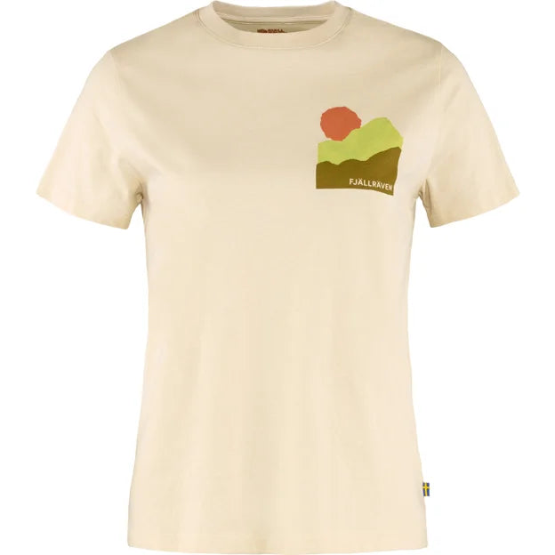 Nature T-shirt W Chalk White XXS