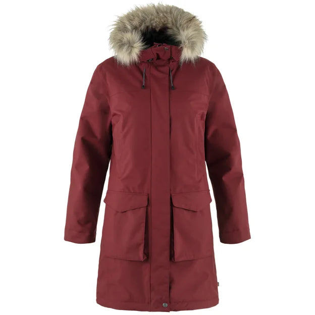 Nuuk Lite Parka W Bordeaux Red XXS