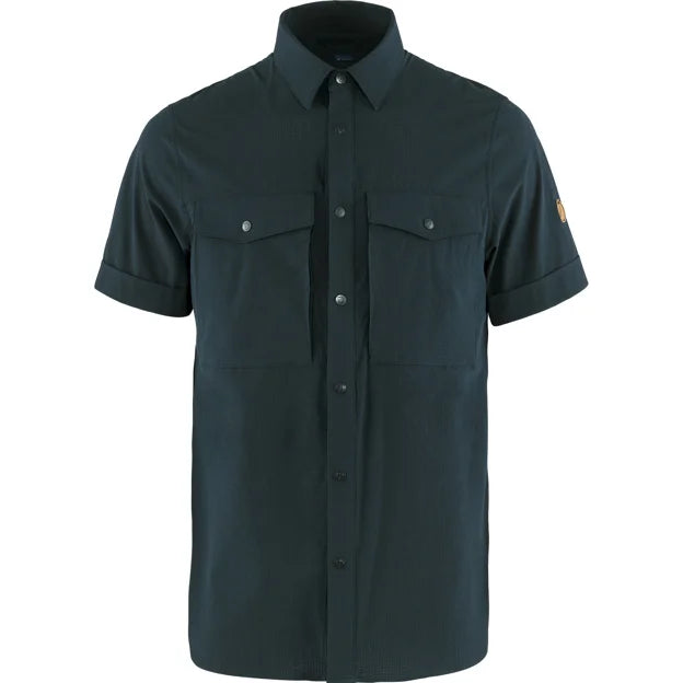 Abisko Trekking Shirt SS M Dark Navy XS