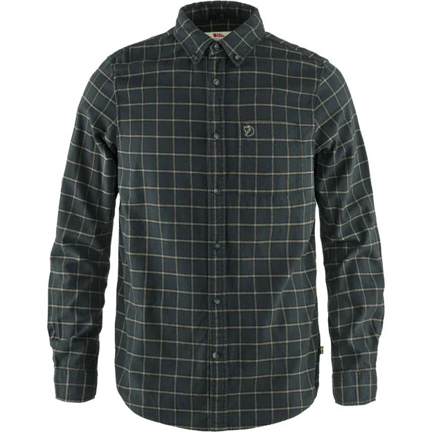 Övik Flannel Shirt M Dark Navy XS