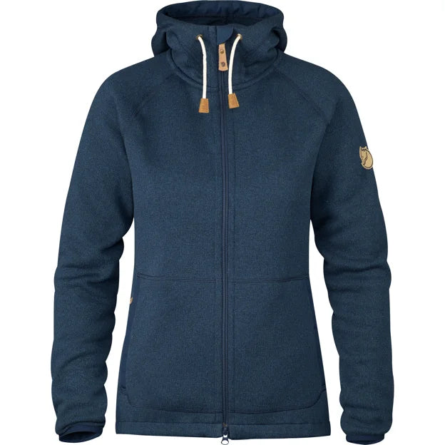 Övik Fleece Hoodie W Navy XXS