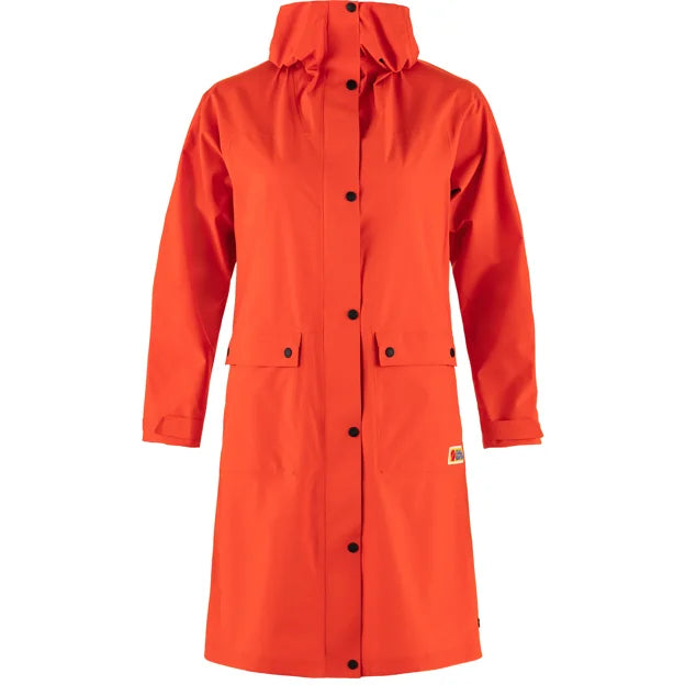 Vardag Rain Parka W Flame Orange XXS