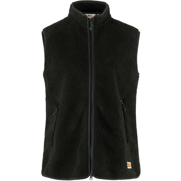 Vardag Pile Fleece Vest W Buckwheat Brown XXS