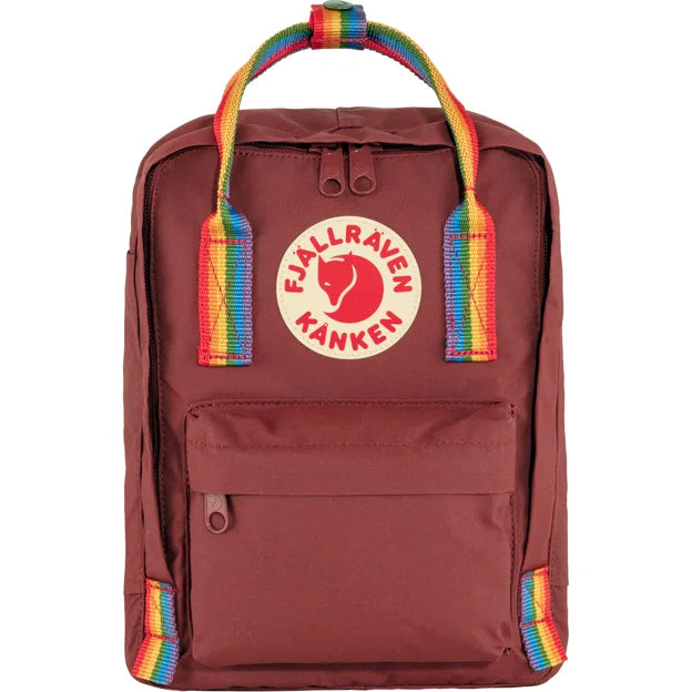 Kånken Rainbow Mini Black-Rainbow Pattern 7L