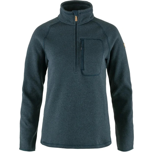 Övik Fleece Half Zip W Autumn Leaf XXS