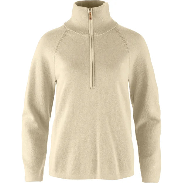 Övik Lite Half Zip W Light Beige XXS