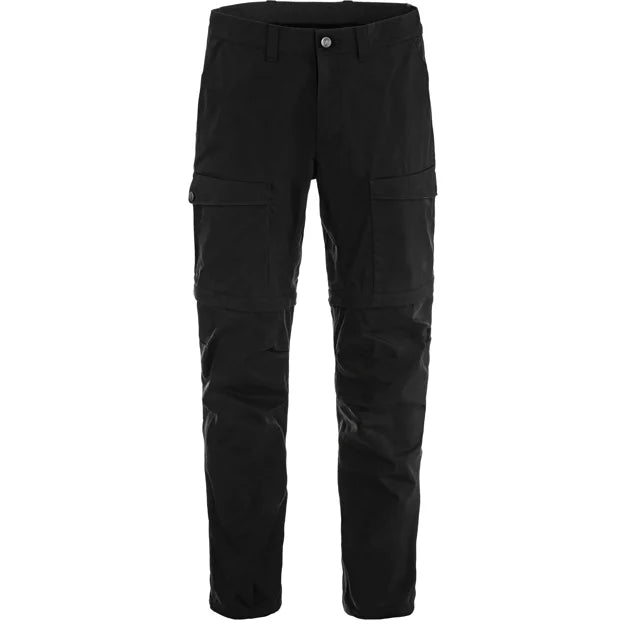 Abisko Hybrid Trail Trs Zip-off M Black 44/REGULAR