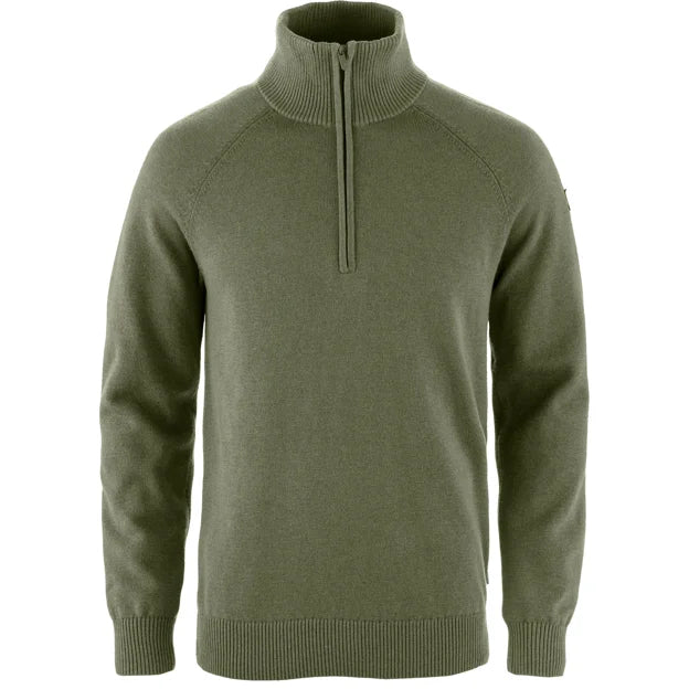 Övik Lite Half Zip M Grey-Melange XS
