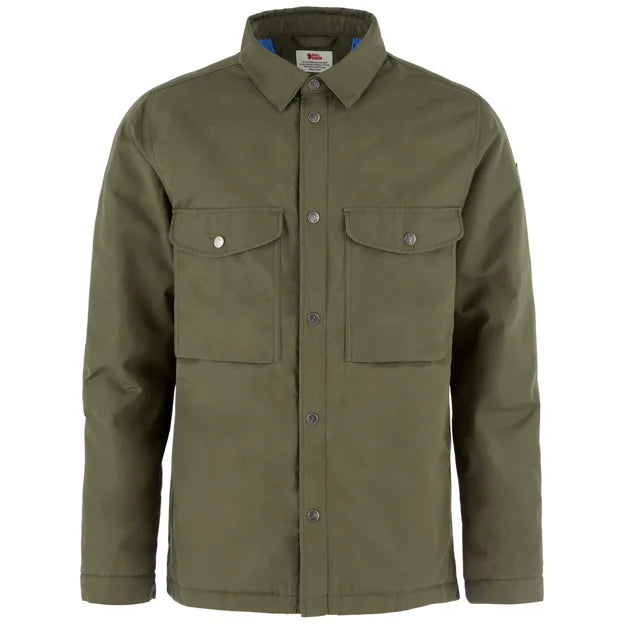 Övik Down Shirt Jacket M Wood Brown XS