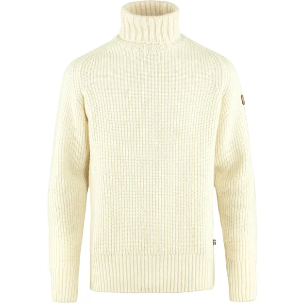 Övik Roller Neck Sweater M Chalk White XS