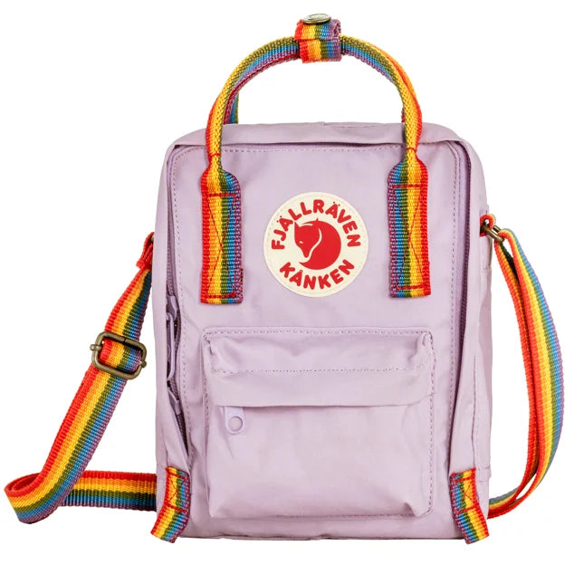 Kånken Rainbow Sling Pastel Lavender-Rainbow Pattern One Size