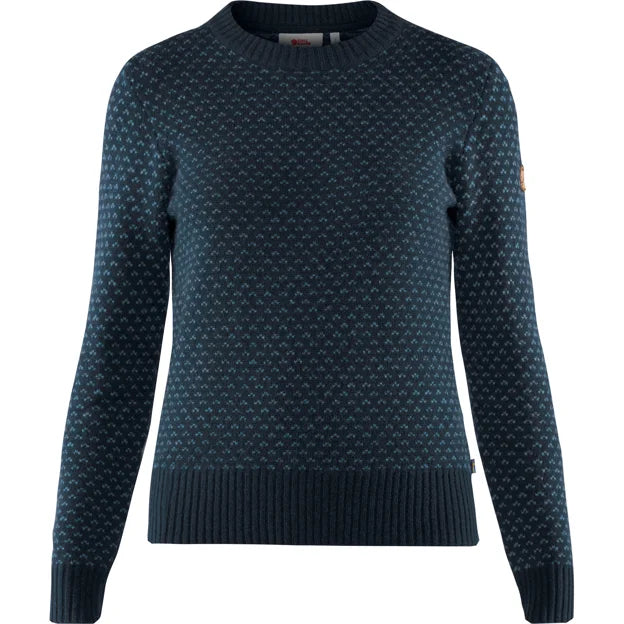 Övik Nordic Sweater W Dark Navy XXS