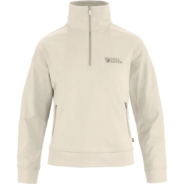 Vardag Half Zip Sweater W Chalk White XXS