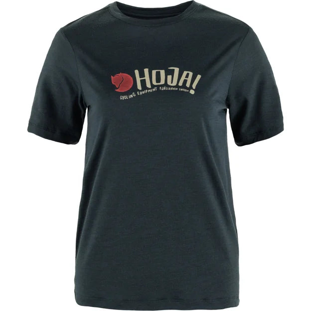 Hoja Wool T-shirt W Dark Navy XXS