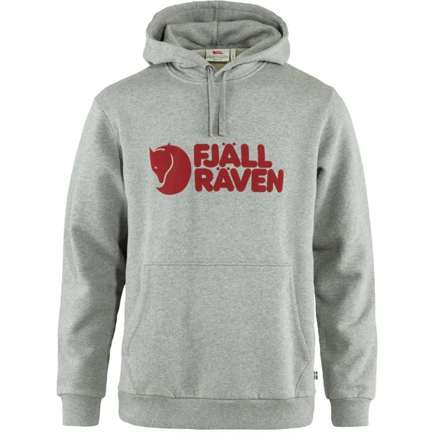 Fjällräven Logo Hoodie M Grey-Melange XS