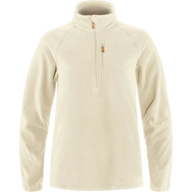 Övik Lite Fleece Half Zip W Chalk White XXS