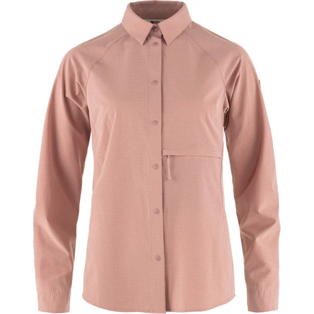 Abisko Trekking Shirt W Dusty Rose XXS
