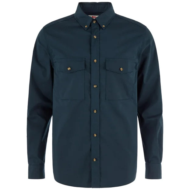 Övik G-1000 Shirt LS M Suede Brown XS