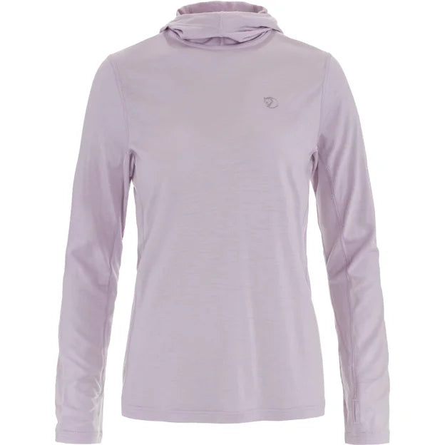 Abisko Wool Hoodie W Lavender Mist XXS
