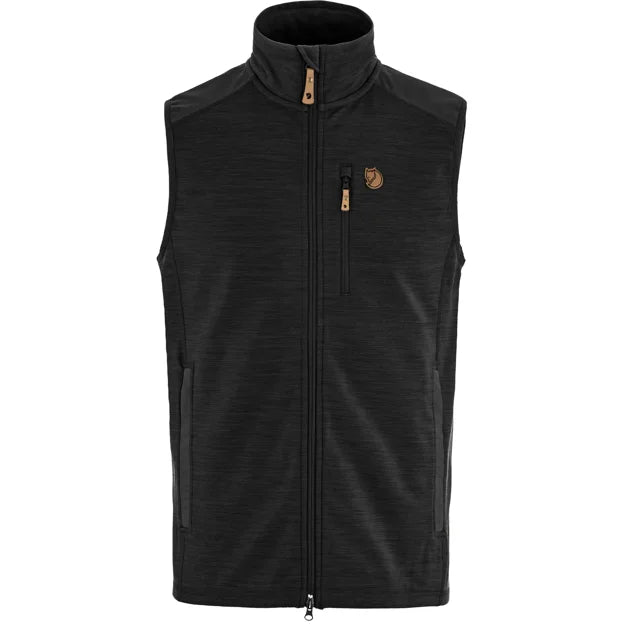 Keb Fleece Vest M Suede Brown XS