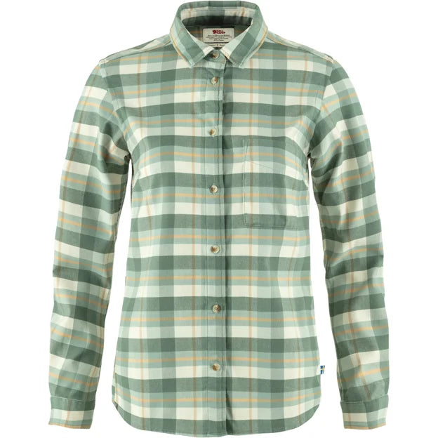 Singi Fjäll Shirt W Port-Patina Green XXS
