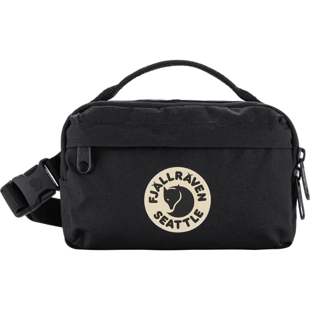 Kånken Hip Pack Seattle Black-Black One Size